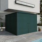10' x 10' Universal Gazebo Sidewall Set (4 Panels) with Hooks, Slate Grey