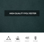 10' x 10' Universal Gazebo Sidewall Set (4 Panels) with Hooks, Slate Grey