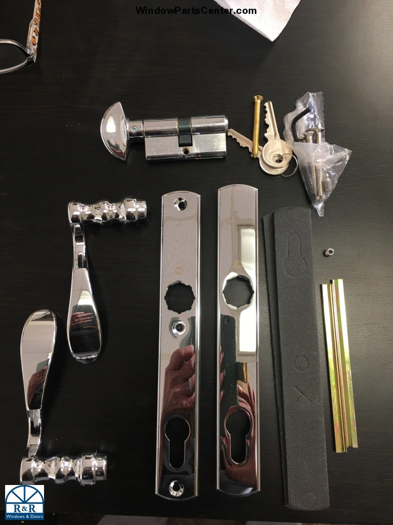 Z 092704 Hoppe Swinging Patio Door Handle Set