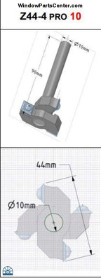 Z44-4 Pro 12 And 10 Rocyork No-Ha Milling Tool Tools