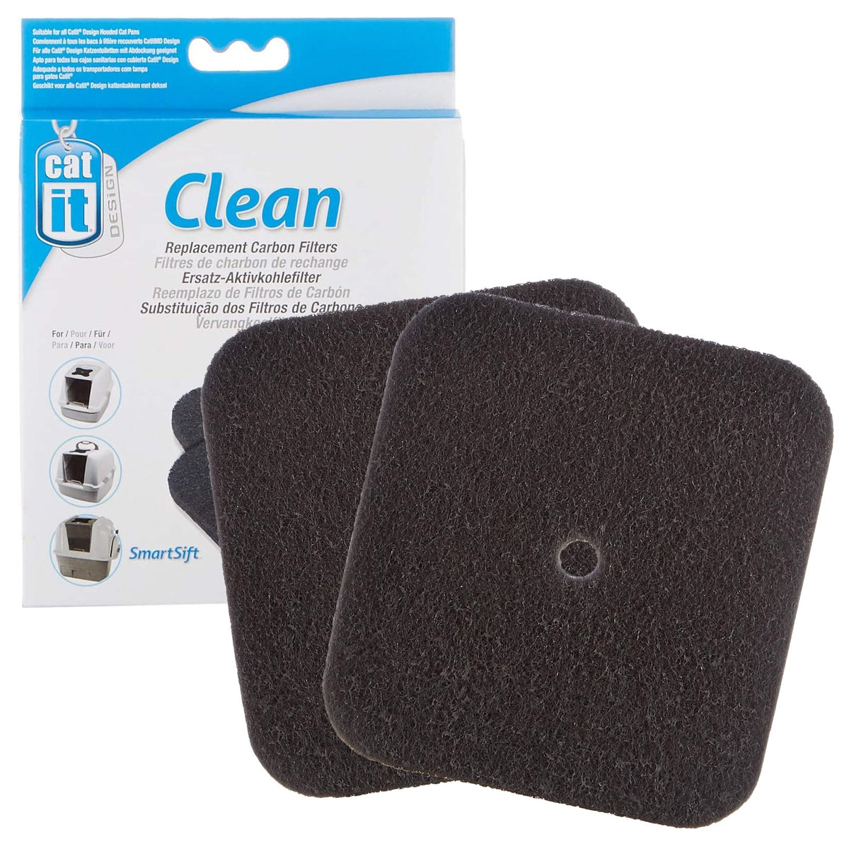 Catit Carbon Filter for Hooded Cat Pans (2-Pack)