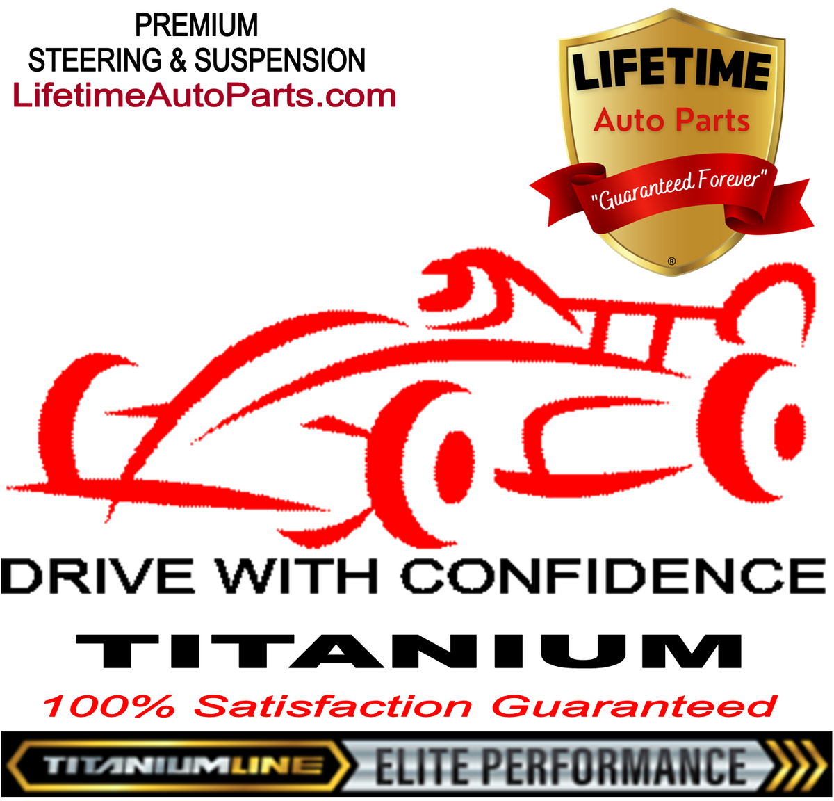 Lifetime Titanium Line Steering and Suspension Kit | 2015-2020 Ford F150