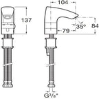 M3 Electronic Basin Mixer Tap