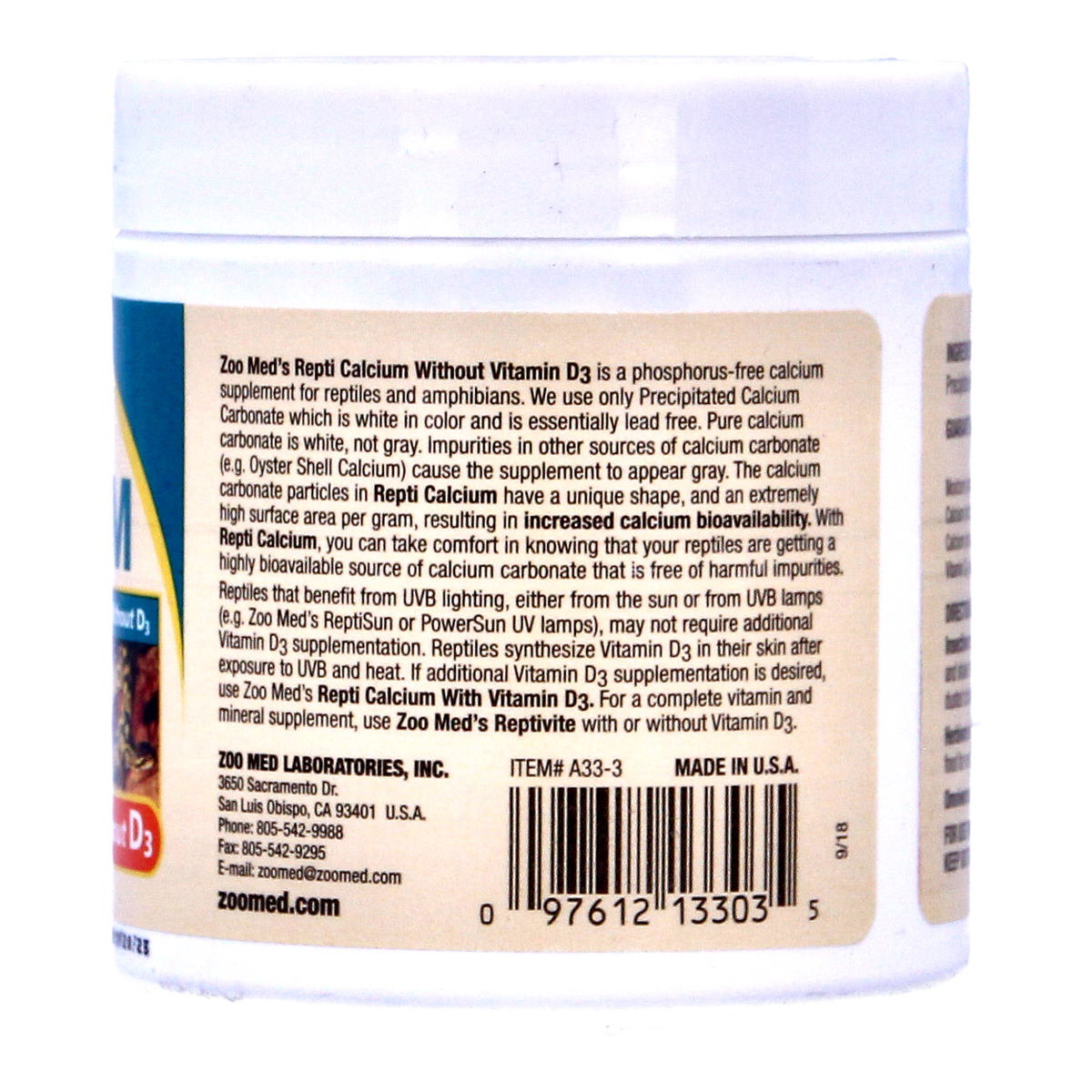 ZooMed Repti Calcium with Vitamin D3