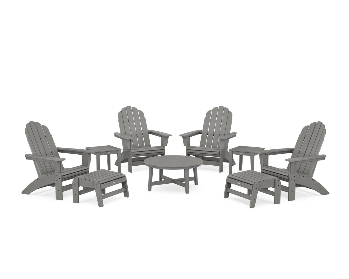 Vineyard Grand Adirondack 9-Piece Conversation Set