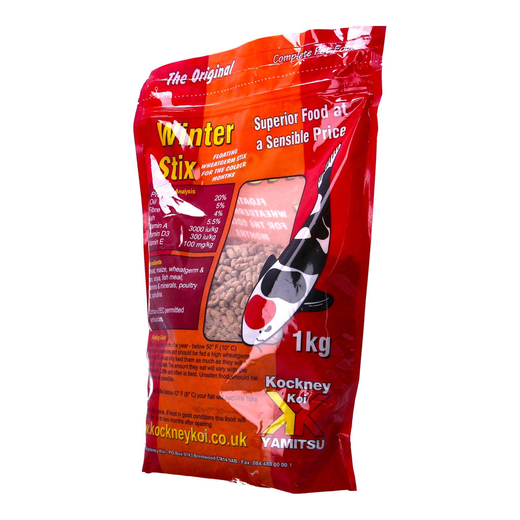KK Winter Stix Wheatgerm 1kg for Cold-Weather Koi Feeding